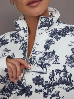 Toile Half Zip