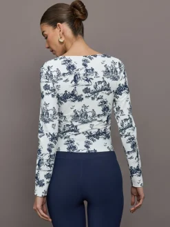 Toile Long Sleeve Top