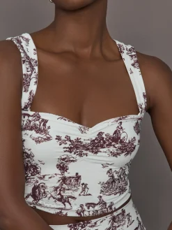 Toile Longline Sports Bra