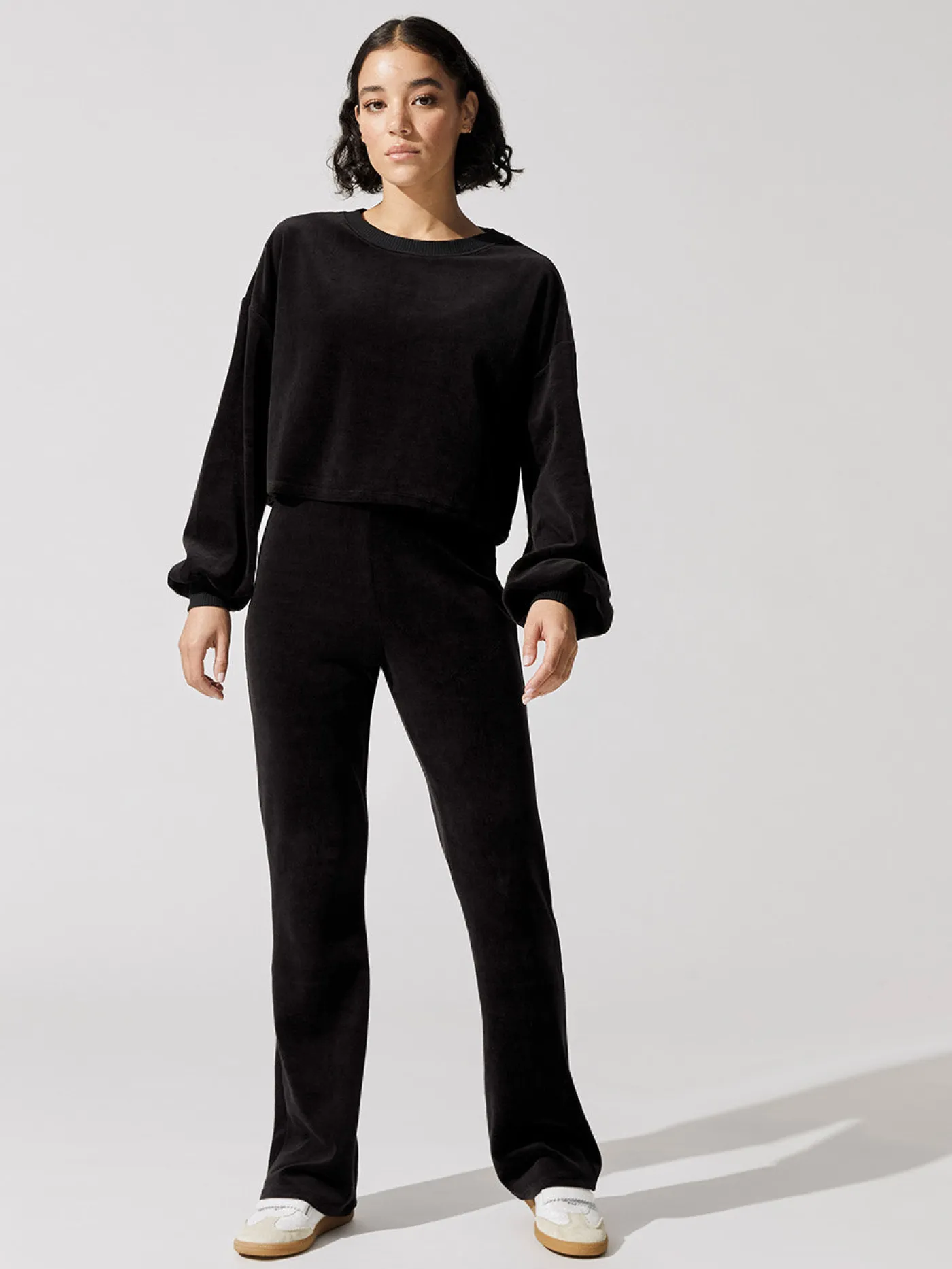 Velour Flare Pants
