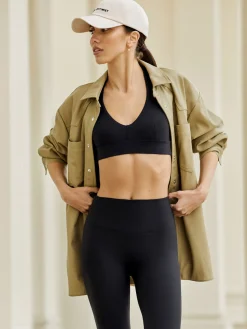 V-Neck Cross Back Bra in Melt