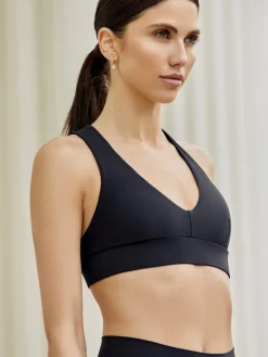V-Neck Cross Back Bra in Melt