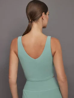 V-Neck Longline Bra in Melt