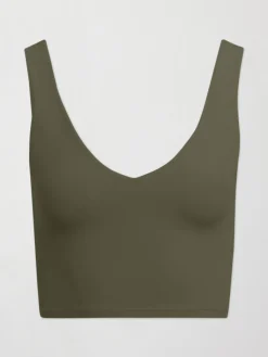 V-Neck Longline Bra in Melt