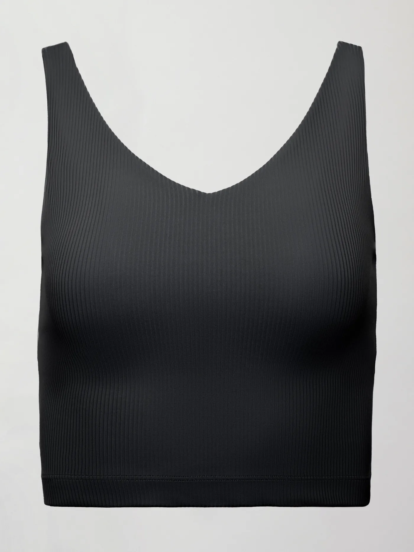 V-Neck Tank in Ribbed Melt