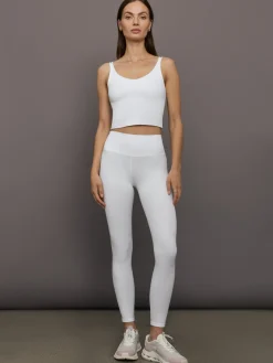 V-Neck Tank in Ribbed Melt