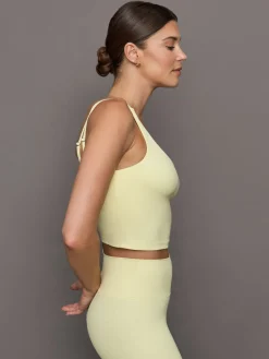 V-Neck Tank in Ribbed Melt