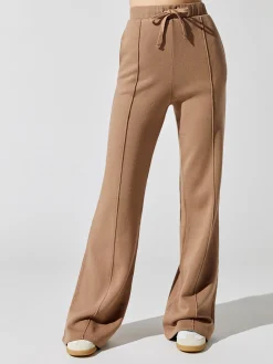 Wide Leg Pintuck Sweatpant in French Terry