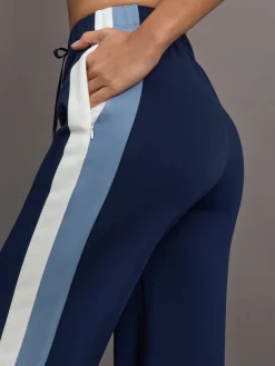 Wide Leg Track Pant in Scuba