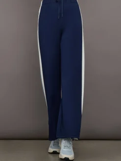 Wide Leg Track Pant in Scuba