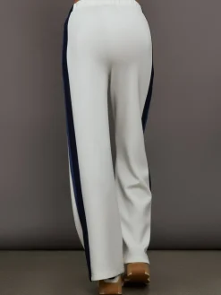 Wide Leg Track Pant in Scuba