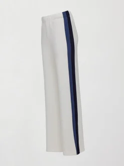 Wide Leg Track Pant in Scuba