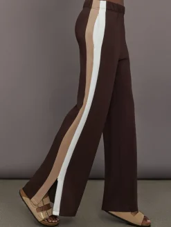 Wide Leg Track Pant in Scuba
