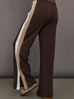 Wide Leg Track Pant in Scuba