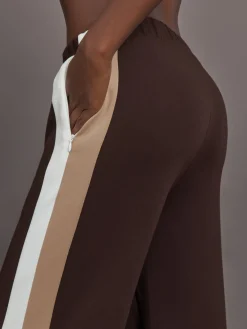 Wide Leg Track Pant in Scuba