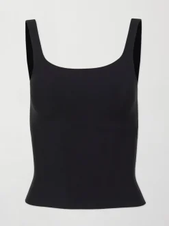 Wide Scoop Bra Tank in Melt