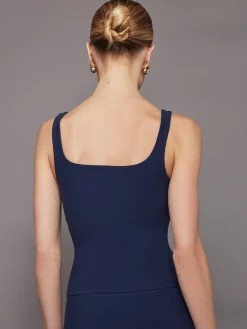 Wide Scoop Bra Tank in Melt
