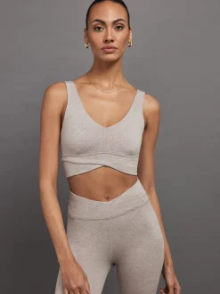 Wrap Bra in Heather Melt