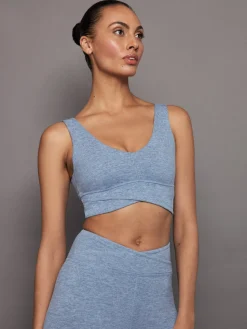 Wrap Bra in Heather Melt