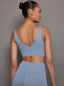 Wrap Bra in Heather Melt