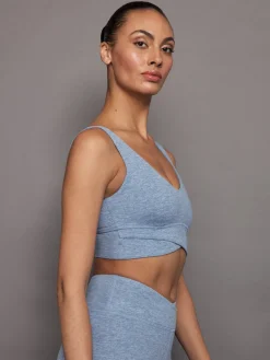 Wrap Bra in Heather Melt
