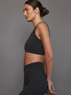 Wrap Bra in Heather Melt