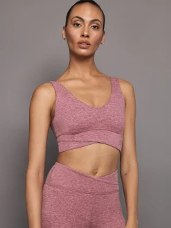 Wrap Bra in Heather Melt