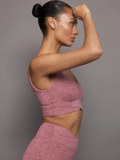 Wrap Bra in Heather Melt